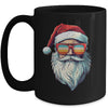 Santa Face Retro Sunglasses Christmas Men Women Xmas Mug | siriusteestore