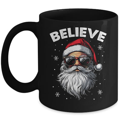 Santa Face Sunglasses Believe Christmas Xmas For Boys Mens Mug | siriusteestore