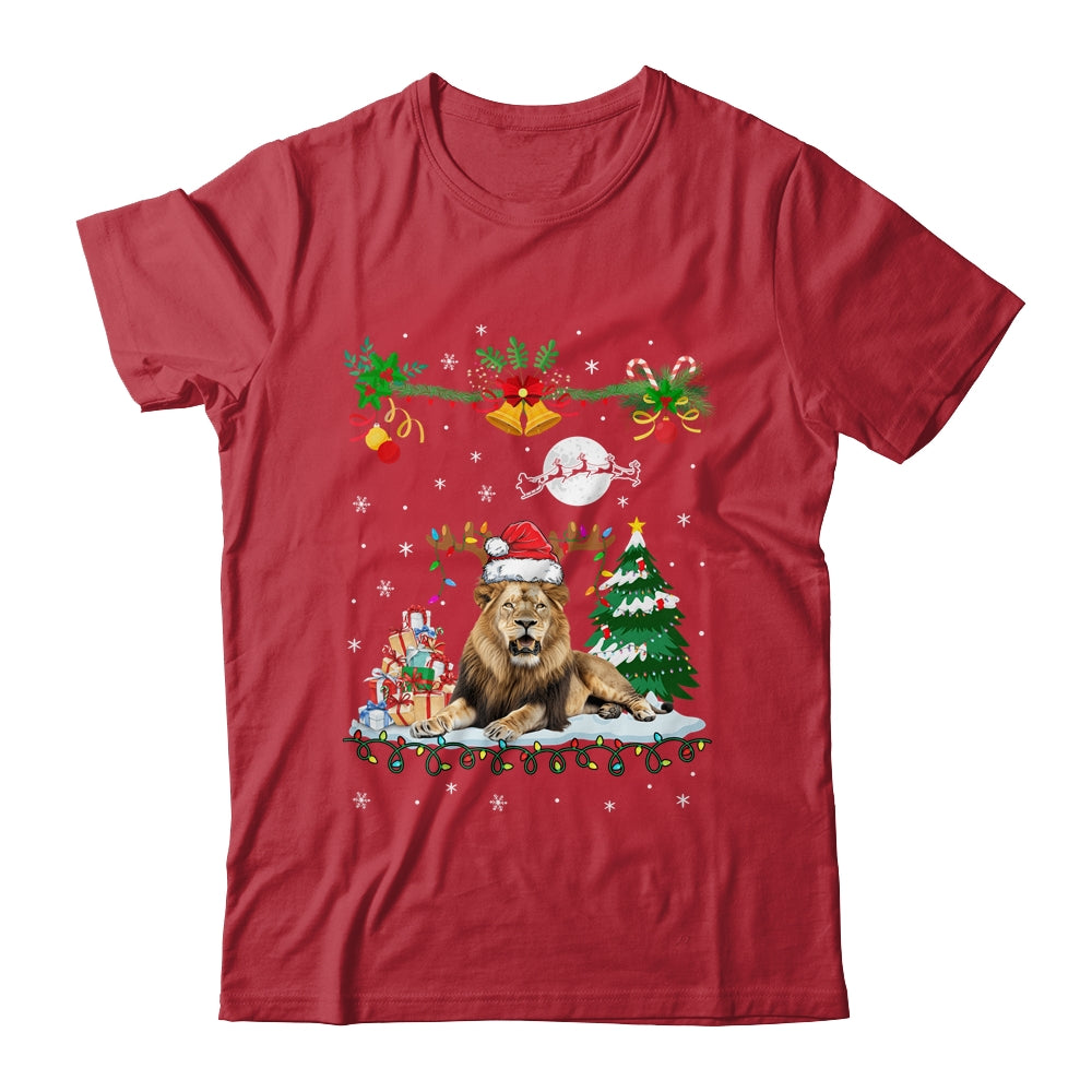 Santa Reindeer Lion Christmas Xmas Presents Ornaments Family Shirt & Sweatshirt | siriusteestore