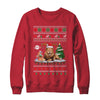 Santa Reindeer Lion Ugly Christmas Xmas Ornaments Family Shirt & Sweatshirt | siriusteestore