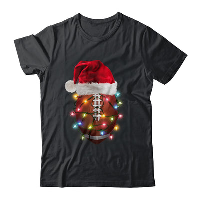 Santa Sports Design For Men Boys Christmas Football Player Shirt & Sweatshirt | siriusteestore