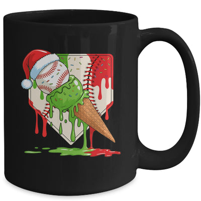 Santa Sports Ice Baseball Christmas Xmas Kid Men Boys Mug | siriusteestore