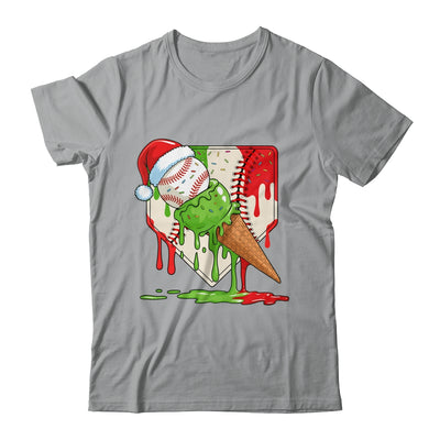 Santa Sports Ice Baseball Christmas Xmas Kid Men Boys Shirt & Sweatshirt | siriusteestore