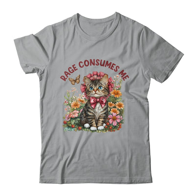 Sarcastic Cat Meme Rage Consumes Me Funny Cat Meme Men Women Shirt & Tank Top | siriusteestore