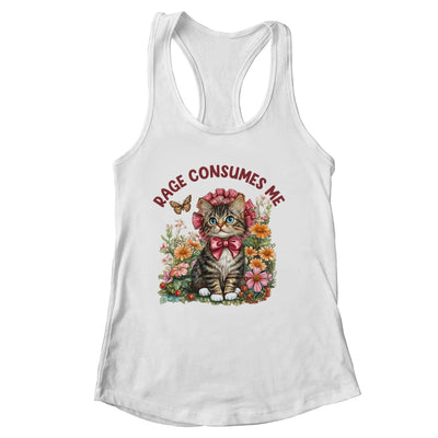 Sarcastic Cat Meme Rage Consumes Me Funny Cat Meme Men Women Shirt & Tank Top | siriusteestore