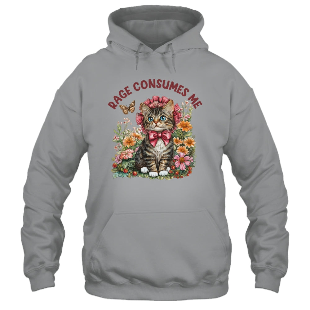 Sarcastic Cat Meme Rage Consumes Me Funny Cat Meme Men Women Shirt & Tank Top | siriusteestore