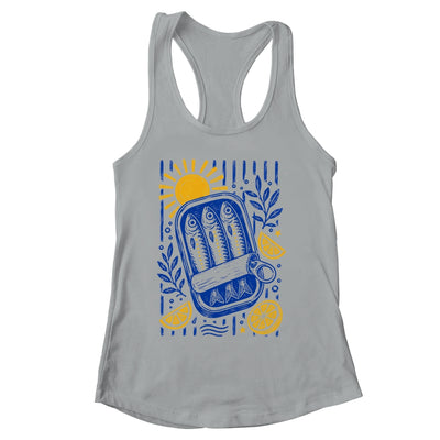 Sardine Coastal Graphic Women Summer Beach Vacation Fish Shirt & Tank Top | siriusteestore