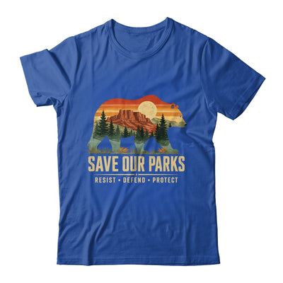 Save Our Parks Bear Nature Resist Defend Protect Outdoor Shirt & Tank Top | siriusteestore