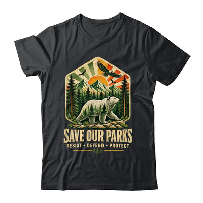 Save Our Parks Nature Hiking Camping Outdoor Vintage Graphic Shirt & Tank Top | siriusteestore