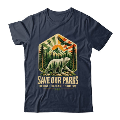 Save Our Parks Nature Hiking Camping Outdoor Vintage Graphic Shirt & Tank Top | siriusteestore