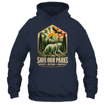 Save Our Parks Nature Hiking Camping Outdoor Vintage Graphic Shirt & Tank Top | siriusteestore