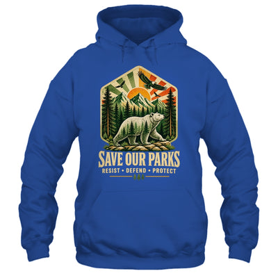 Save Our Parks Nature Hiking Camping Outdoor Vintage Graphic Shirt & Tank Top | siriusteestore