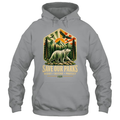 Save Our Parks Nature Hiking Camping Outdoor Vintage Graphic Shirt & Tank Top | siriusteestore