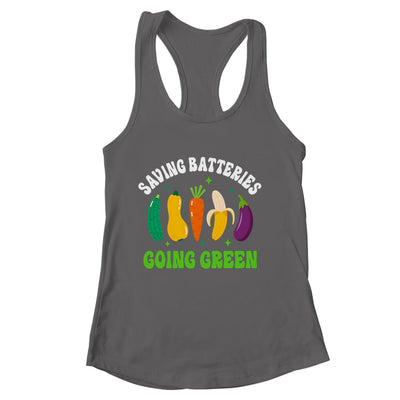 Saving Batteries Going Green Funny Inappropriate Humor Women Shirt & Tank Top | siriusteestore