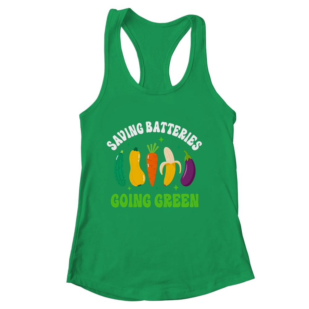 Saving Batteries Going Green Funny Inappropriate Humor Women Shirt & Tank Top | siriusteestore