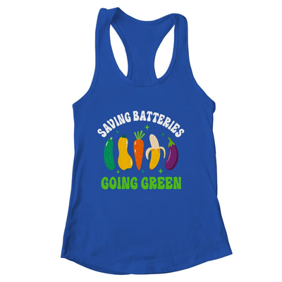 Saving Batteries Going Green Funny Inappropriate Humor Women Shirt & Tank Top | siriusteestore