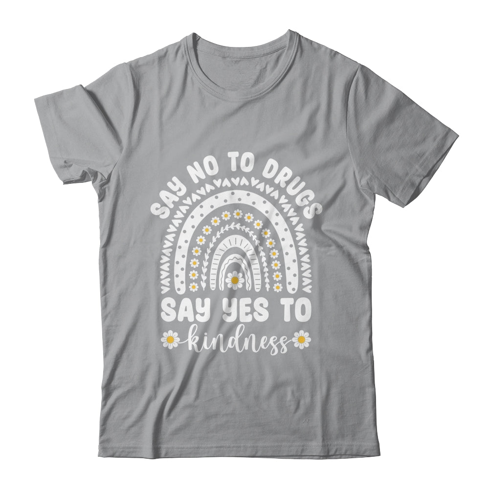Say No To Drugs Red Ribbon Week Rainbow Shirt & Hoodie | siriusteestore