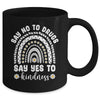 Say No To Drugs Red Ribbon Week Rainbow Mug | siriusteestore