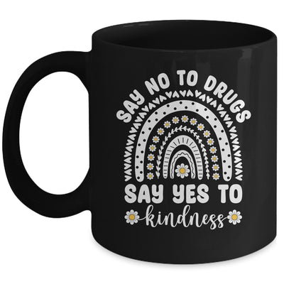 Say No To Drugs Red Ribbon Week Rainbow Mug | siriusteestore