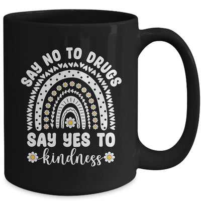 Say No To Drugs Red Ribbon Week Rainbow Mug | siriusteestore