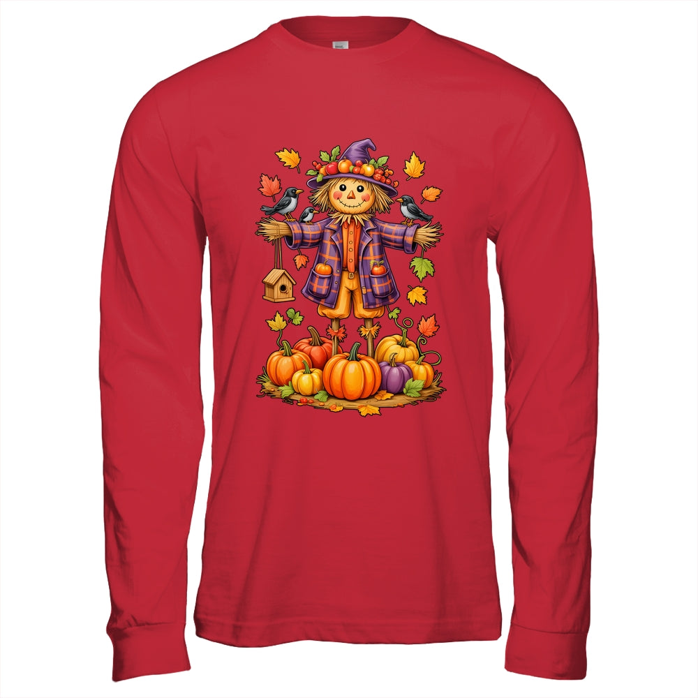 Scarecrow Autumn Harvest Fall Season Pumpkin Thanksgiving Shirt & Hoodie | siriusteestore