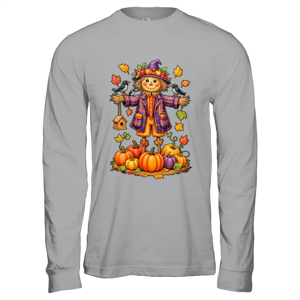 Scarecrow Autumn Harvest Fall Season Pumpkin Thanksgiving Shirt & Hoodie | siriusteestore