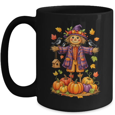Scarecrow Autumn Harvest Fall Season Pumpkin Thanksgiving Mug | siriusteestore