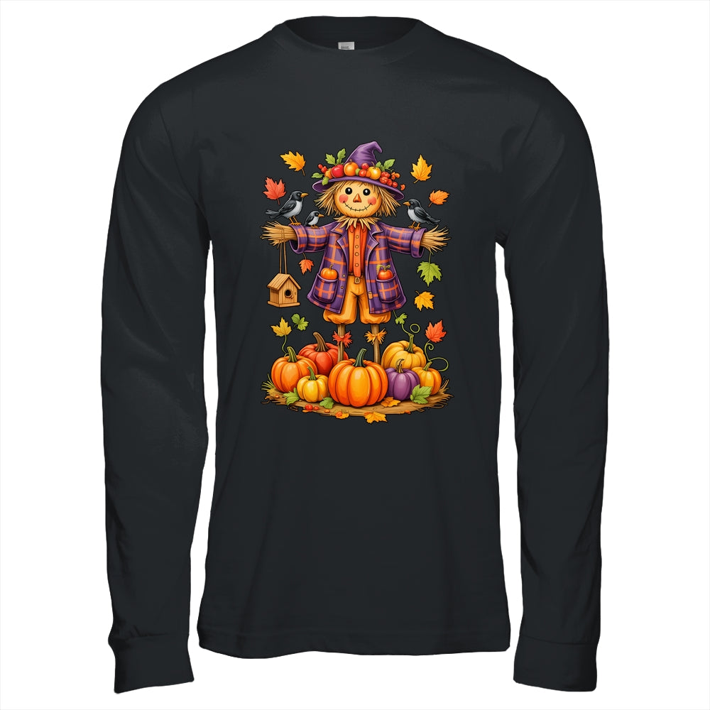 Scarecrow Autumn Harvest Fall Season Pumpkin Thanksgiving Shirt & Hoodie | siriusteestore
