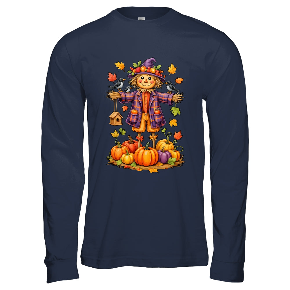 Scarecrow Autumn Harvest Fall Season Pumpkin Thanksgiving Shirt & Hoodie | siriusteestore