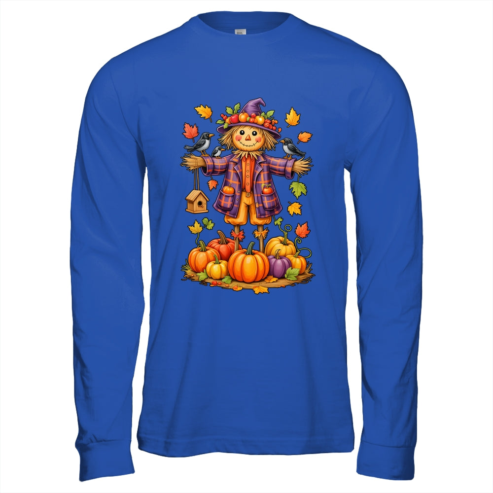 Scarecrow Autumn Harvest Fall Season Pumpkin Thanksgiving Shirt & Hoodie | siriusteestore