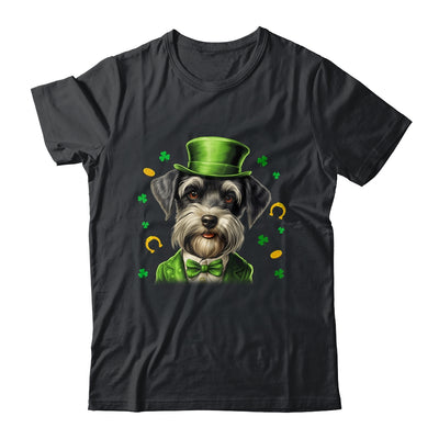 Schnauzer St Patricks Day Leprechaun Shamrock Irish Shirt & Hoodie | siriusteestore