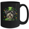 Schnauzer St Patricks Day Leprechaun Shamrock Irish Mug | siriusteestore