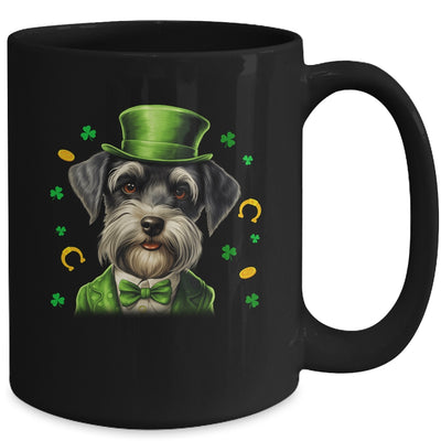 Schnauzer St Patricks Day Leprechaun Shamrock Irish Mug | siriusteestore