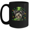 Schnauzer St Patricks Day Leprechaun Shamrock Irish Mug | siriusteestore