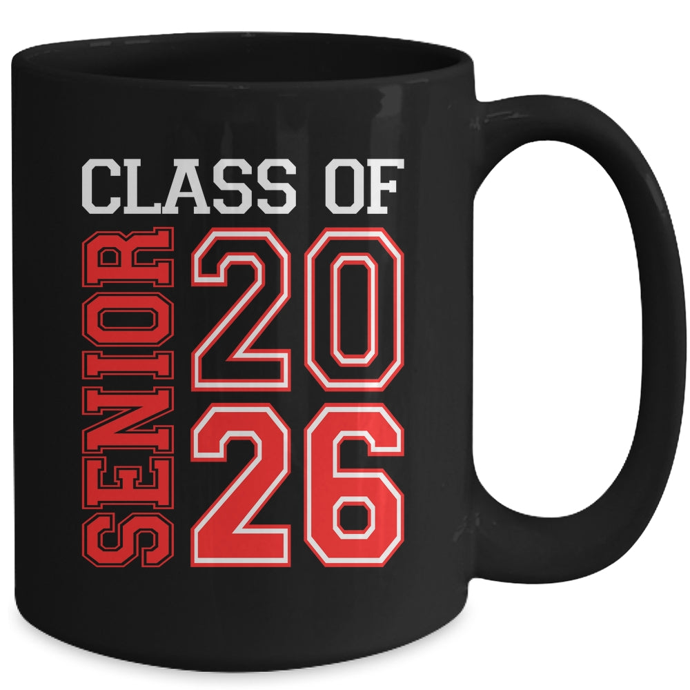 School Graduation Senior Class Of 2026 Senior Graduation Red Mug | siriusteestore