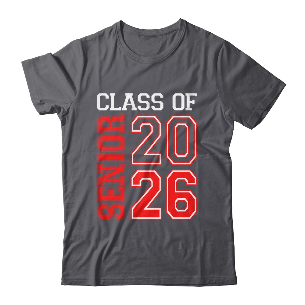 School Graduation Senior Class Of 2026 Senior Graduation Red Shirt & Hoodie | siriusteestore