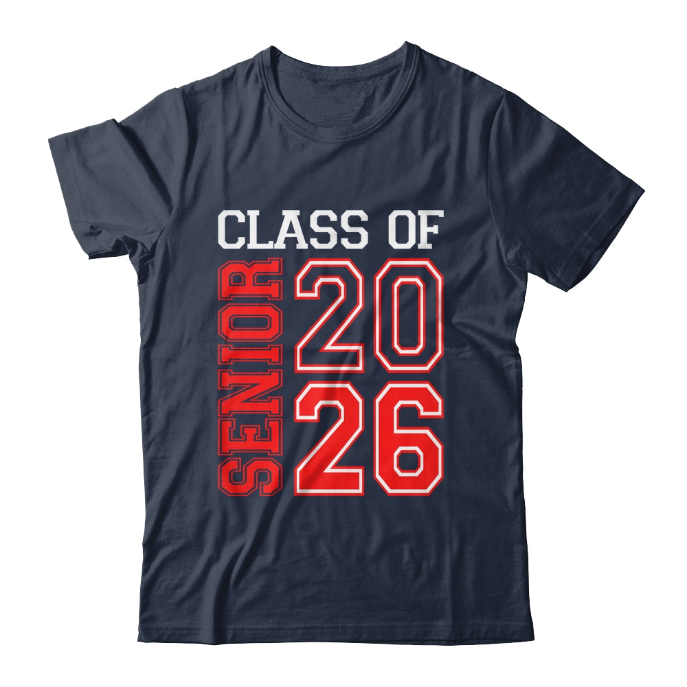 School Graduation Senior Class Of 2026 Senior Graduation Red Shirt & Hoodie | siriusteestore