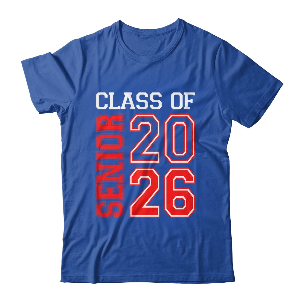 School Graduation Senior Class Of 2026 Senior Graduation Red Shirt & Hoodie | siriusteestore