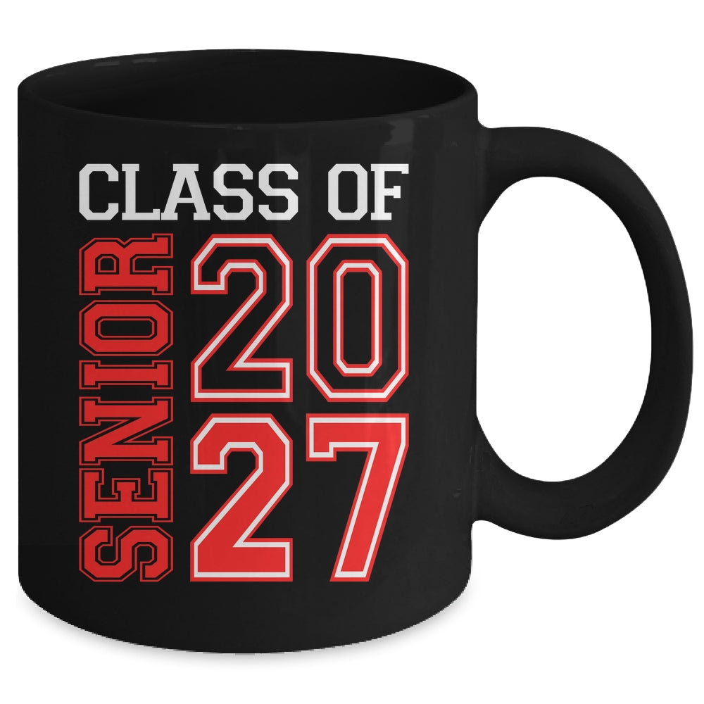 School Graduation Senior Class Of 2027 Senior Graduation Red Mug | siriusteestore