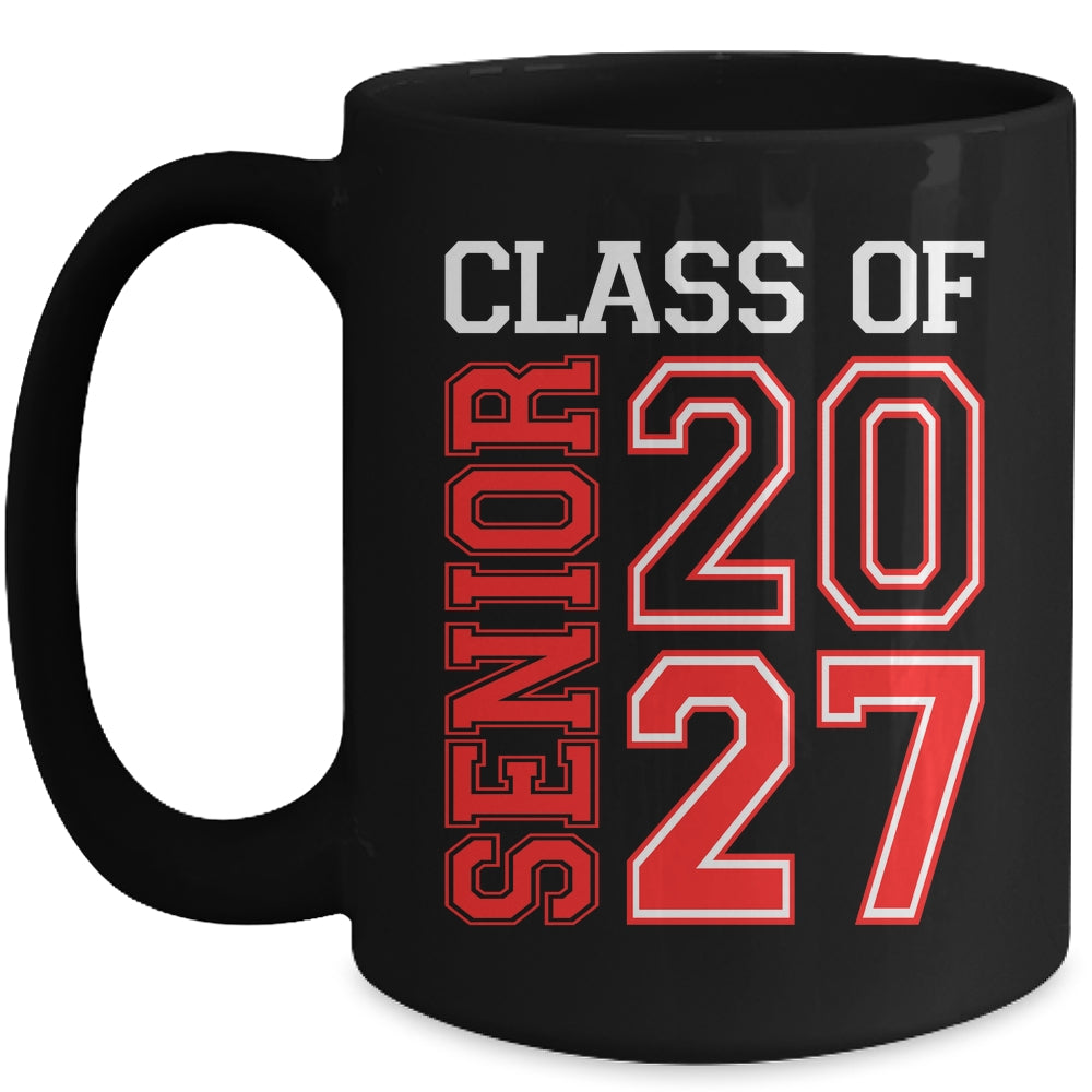 School Graduation Senior Class Of 2027 Senior Graduation Red Mug | siriusteestore