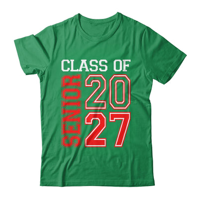 School Graduation Senior Class Of 2027 Senior Graduation Red Shirt & Hoodie | siriusteestore