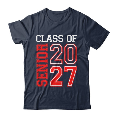 School Graduation Senior Class Of 2027 Senior Graduation Red Shirt & Hoodie | siriusteestore