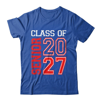 School Graduation Senior Class Of 2027 Senior Graduation Red Shirt & Hoodie | siriusteestore