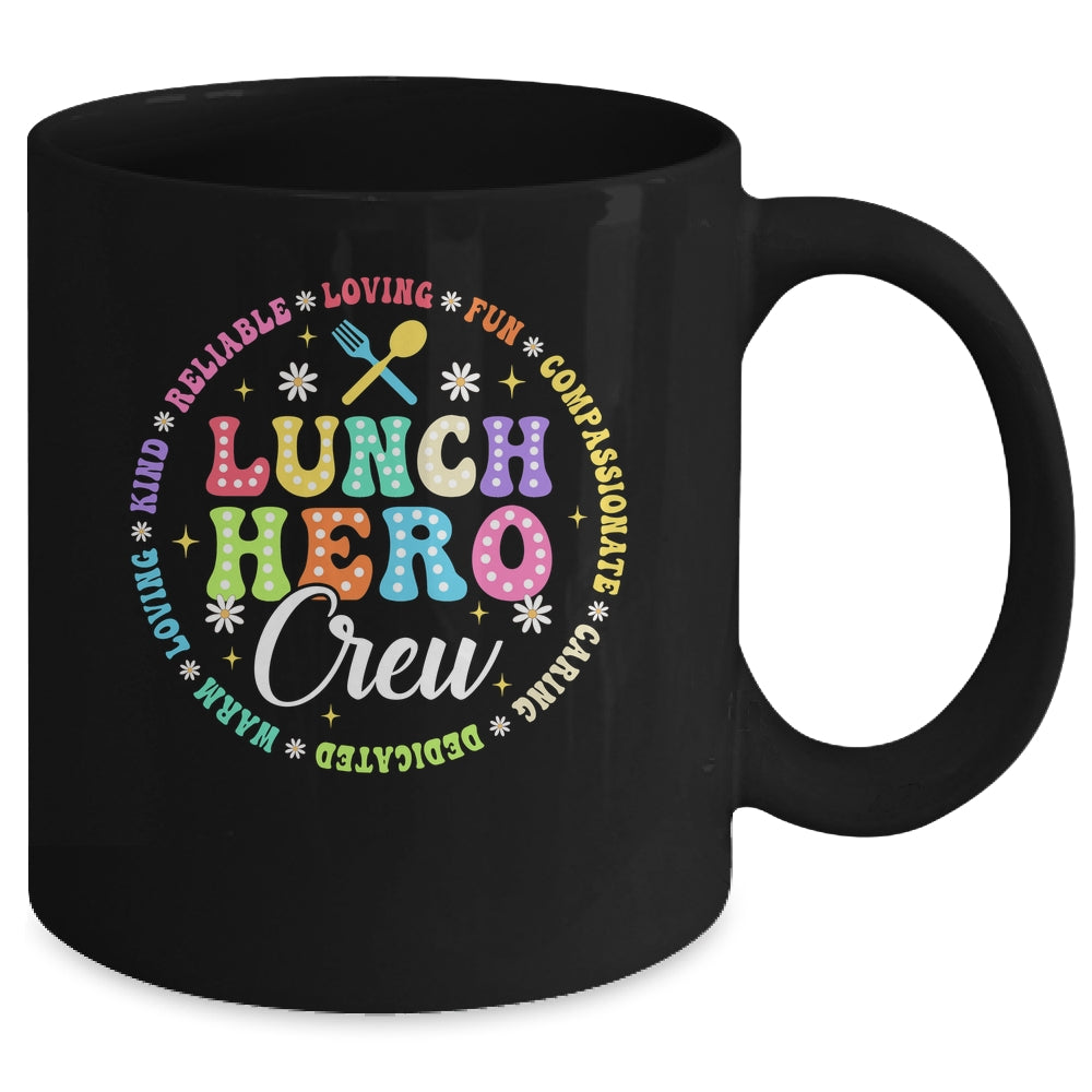 School Lunch Hero Crew Funny Cafeteria Workers Lunch Lady Mug | siriusteestore