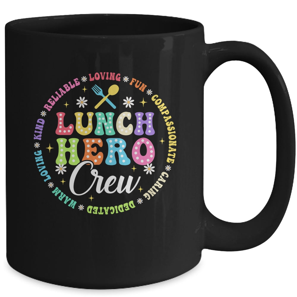 School Lunch Hero Crew Funny Cafeteria Workers Lunch Lady Mug | siriusteestore