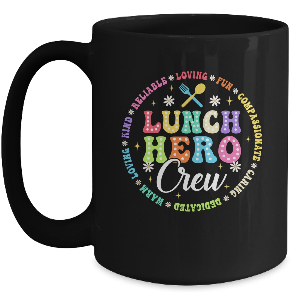 School Lunch Hero Crew Funny Cafeteria Workers Lunch Lady Mug | siriusteestore