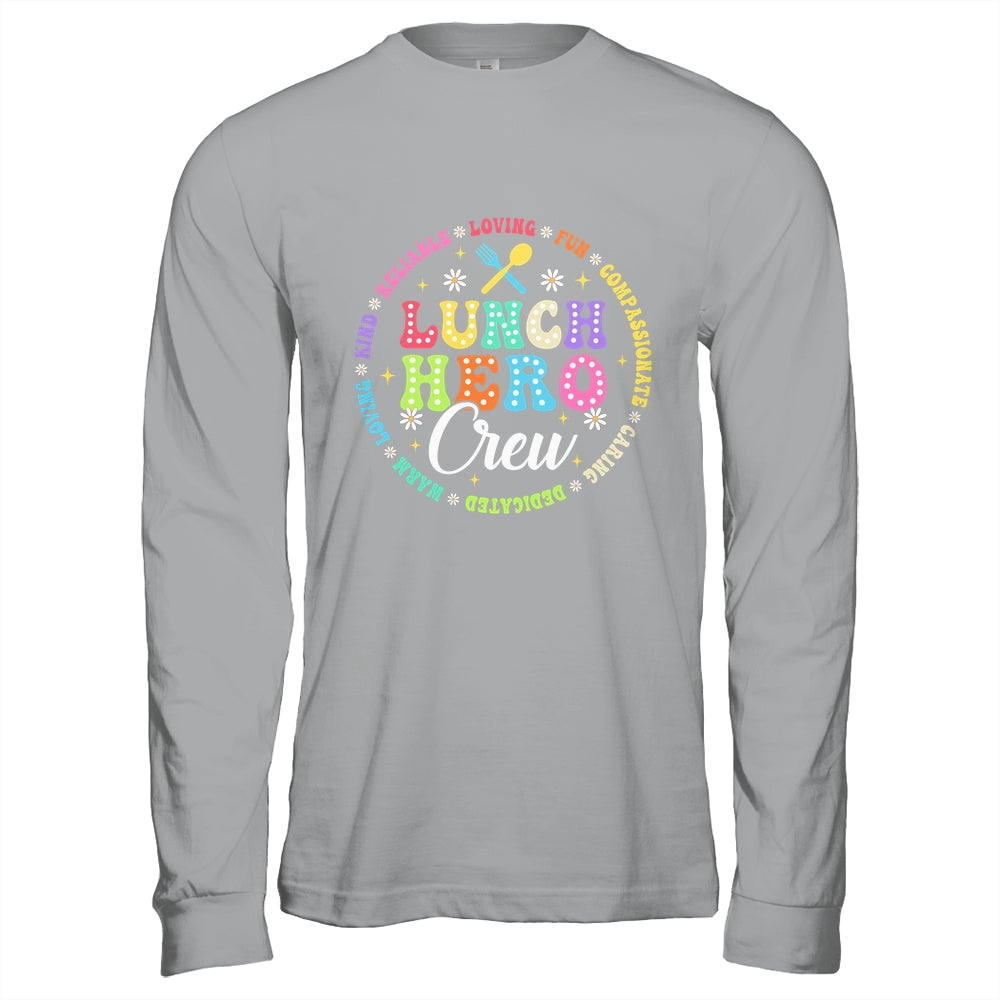School Lunch Hero Crew Funny Cafeteria Workers Lunch Lady Shirt & Hoodie | siriusteestore