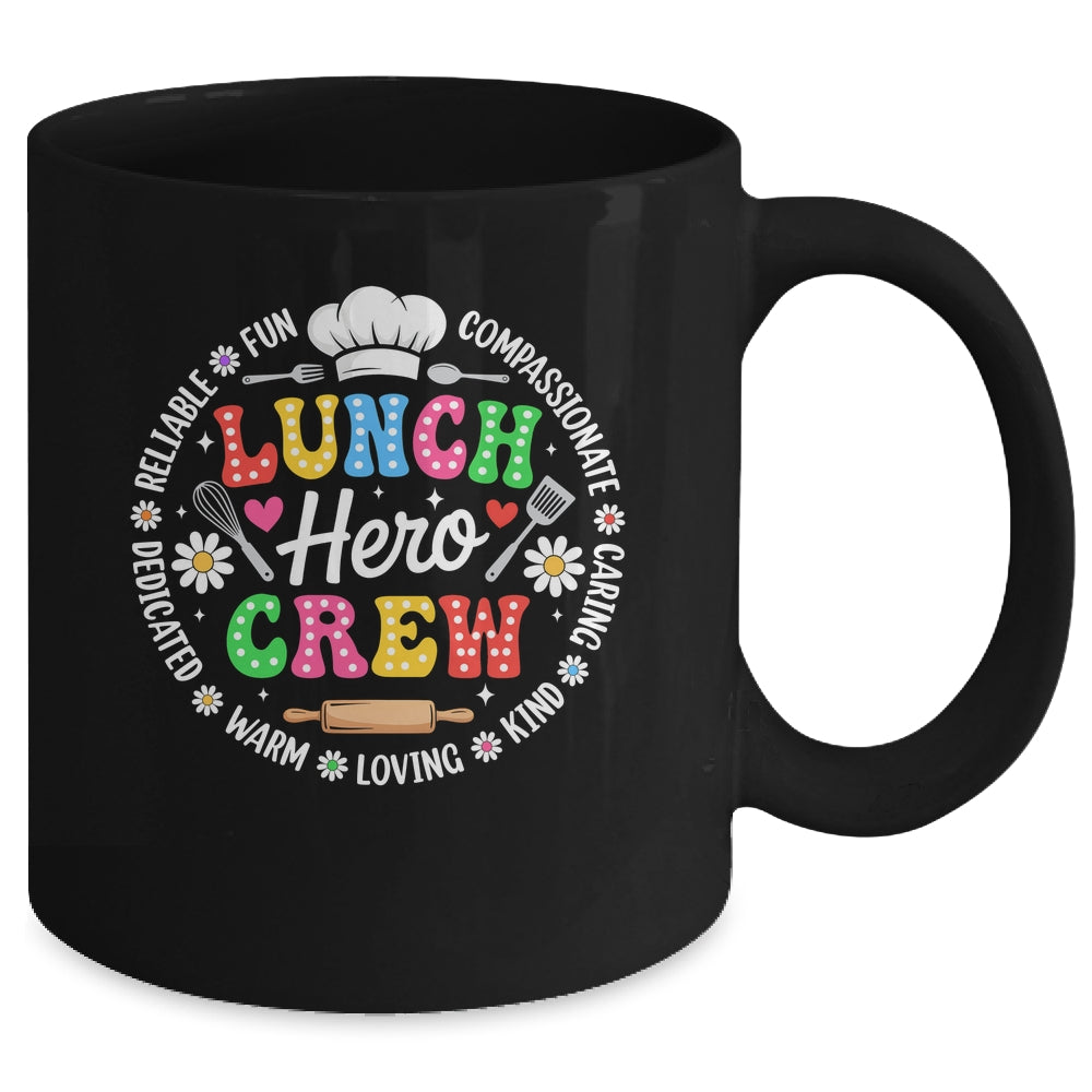 School Lunch Hero Crew Funny Cafeteria Workers Squad Mug | siriusteestore