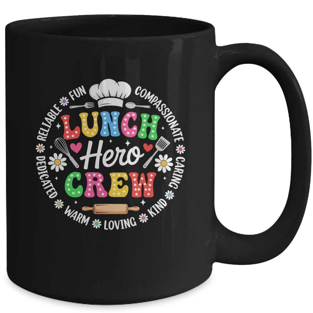School Lunch Hero Crew Funny Cafeteria Workers Squad Mug | siriusteestore