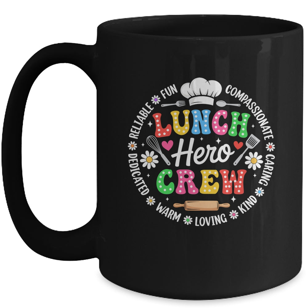 School Lunch Hero Crew Funny Cafeteria Workers Squad Mug | siriusteestore